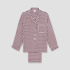 Berry Gingham Pajama Set