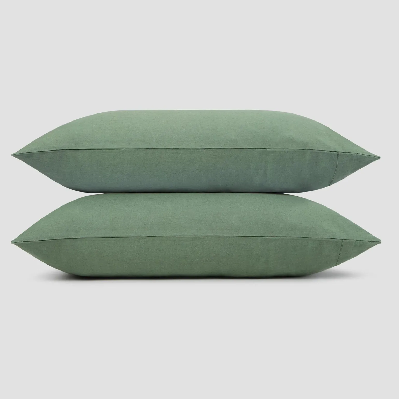 Elm Green Linen Blend Pillowcase (Pair)