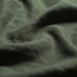 Fern Green Linen Blend Flat Sheet