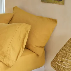 Honey 100% Linen Fitted Sheet