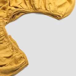 Honey 100% Linen Fitted Sheet