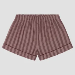Men's Port & Woodrose Striped Linen Pajama Shorts