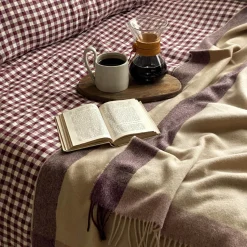 Moorland Border Wool Blanket