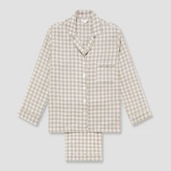 Mushroom Gingham Pajama Set
