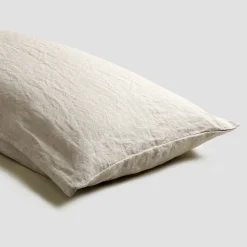 Oatmeal 100% Linen Pillowcases (Pair)
