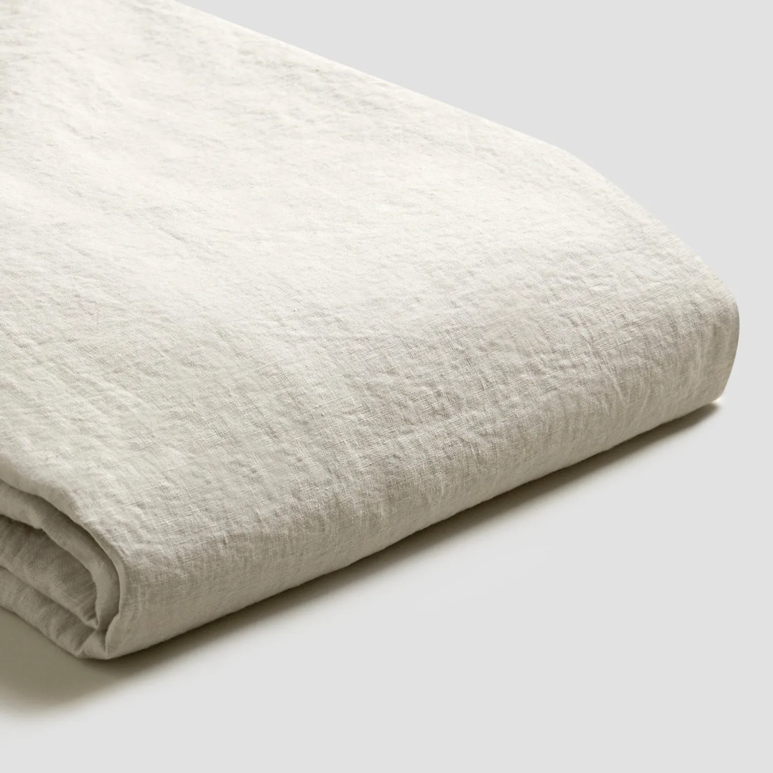 Oatmeal Linen Blend Flat Sheet