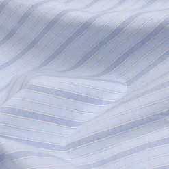Pale Blue Favorite Shirt Stripe Cotton Pillowcases (Pair)