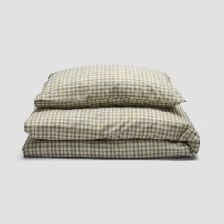 Pear Kids Gingham Cotton Bedding Set
