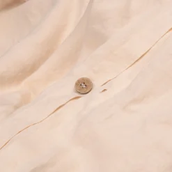 Pearl Plain 100% Linen Duvet Cover