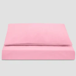 Pink Bloom Kids Linen Blend Bedding Set