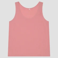 Pink Bloom Linen Tencel Cami Top