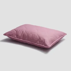 Raspberry Linen Sham (Pair) - Euro