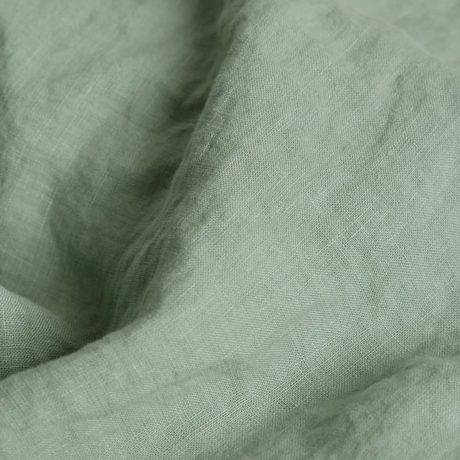 Sage Green Linen Blend Flat Sheet