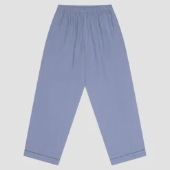 Wave Blue Linen Pajama pants