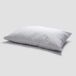 White Washed Cotton Percale Pillowcases (Pair)